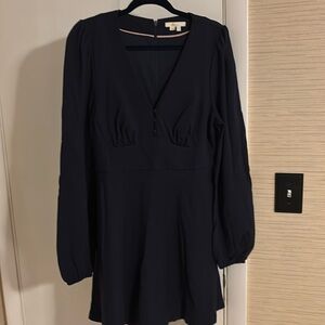 Boden navy tea dress size 10